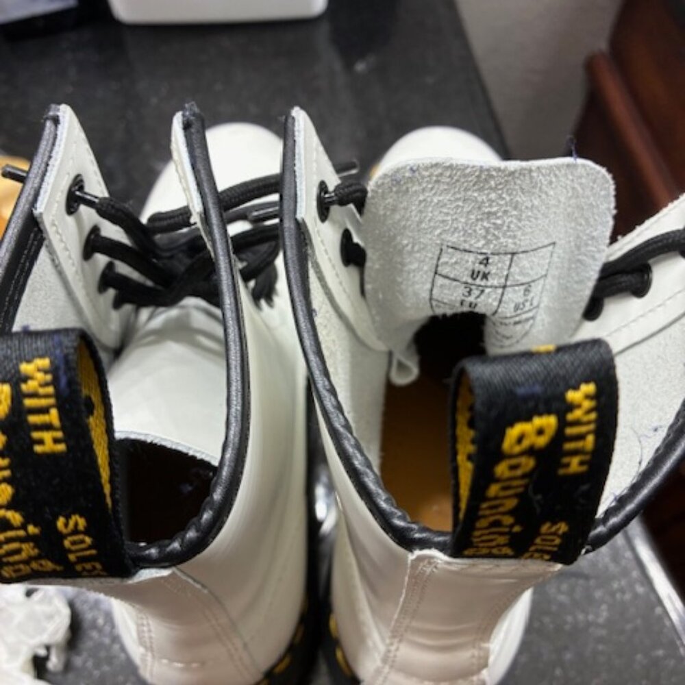 Dr. Martens Off White Boots – Women’s US 6 (UK 4) $85